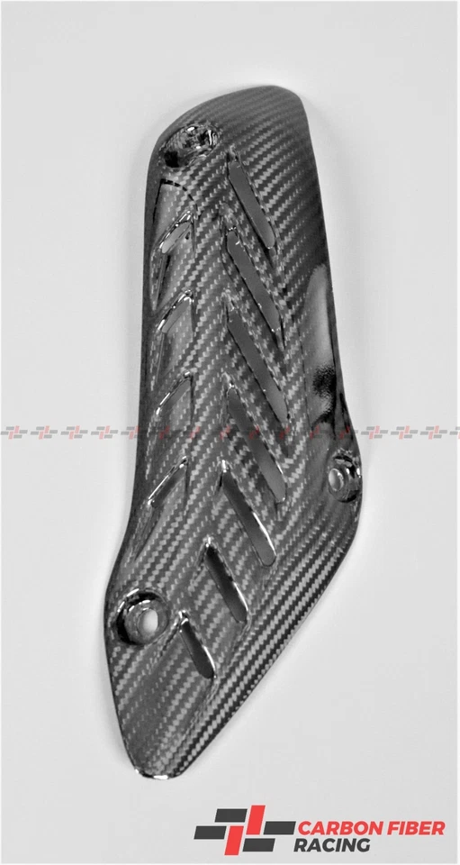 Cubierta de escape Ducati Monster 821, 1200, 1200S 2014-2017 - 100 % fibra de carbono Foto 3 de 4