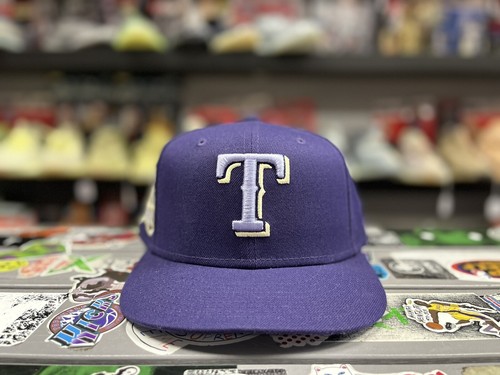 New Era Texas Rangers Fitted Hat Purple 