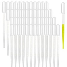 500PCS 3ML Plastic Dropper Pipettes, Disposable Eye Dropping Pipettes for Ess...