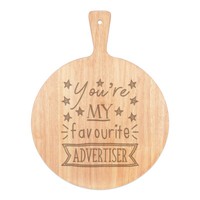 You're My Favorit Advertiser Stars Pizza Brett Paddel Holz Lustig