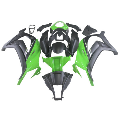 Fairing Kit for Kawasaki Ninja ZX10R 2011 12-2015 Green Black Plastic Bodywork