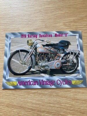 American Vintage Cycles Collector Card -S1 -Card 79 - 1916 Harley Davidson 11