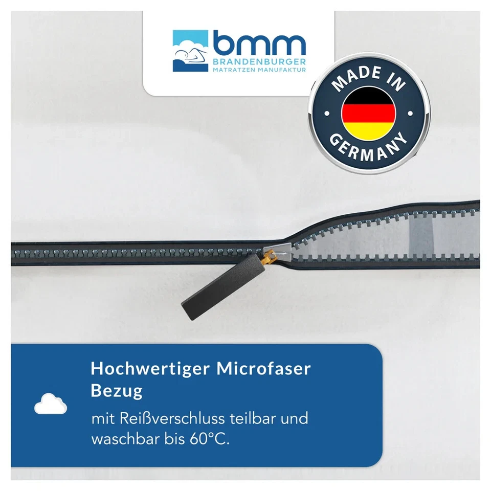 bmm - Ortho Medic - TFK Matratze - 150x190cm / Höhe 21cm / H2 - Bild 4 von 4