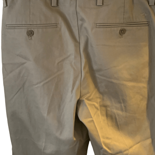 Dockers Uomo Usato Classico Firma Khaki 36X30 Flex Comfort Funzionale - Foto 4 di 13