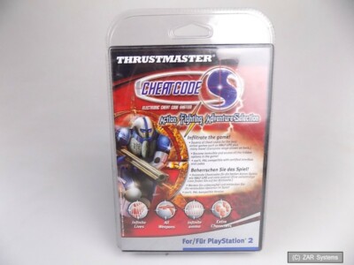 Thrustmaster Playstation 2 Cheatcode S Action-Fighting-Adventure Selection, NEU