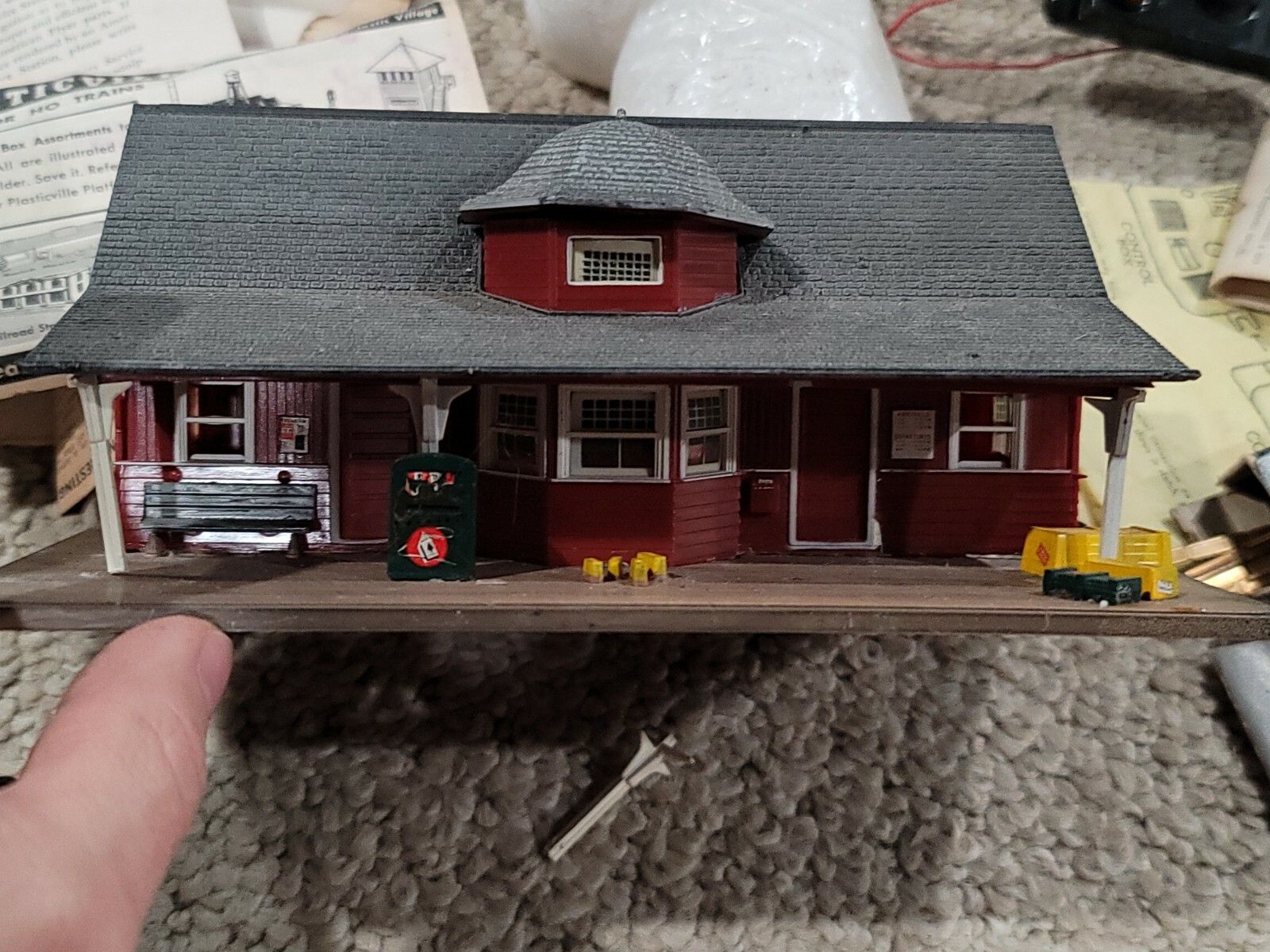 VINTAGE GILBERT HO TRAIN LOT PLASTICVILLE TRACKS JOINERS AS IS ESTATE