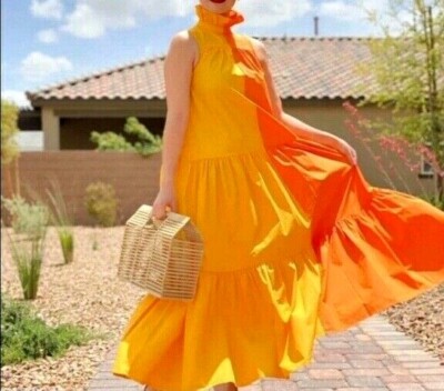 ワンピース JIL SANDER ORANGE COTTON BLEND DRESS オレンジ系 Jil Sander(ジルサンダー) ワンピース