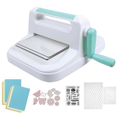 CraftGenes Manual A5 Die Cutting and Embossing Machine,6'' Opening Size