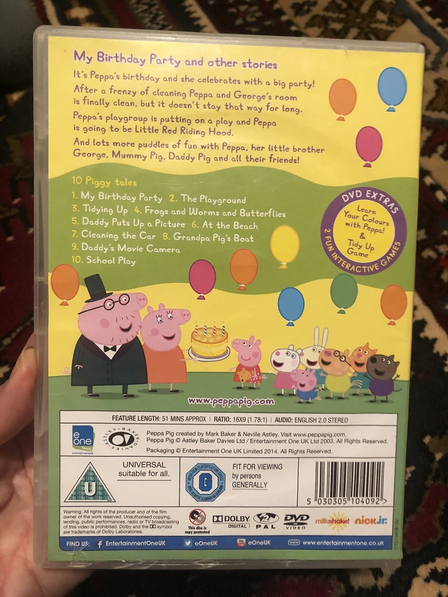 Peppa Pig DVD - My Birthday Party | eBay