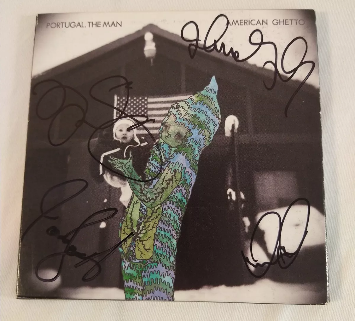 Portugal the Man-American Ghetto-AUTOGRAPHED CD-NUMBERED 14692/15000-Hand  Signed