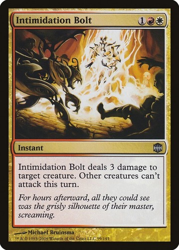 Alara Reborn Intimidation Bolt MTG Magic the Gathering NM