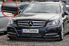 Spoilerschwert Frontspoiler ABS Mercedes Benz C-Klasse W204 ABE schwarz glänzend