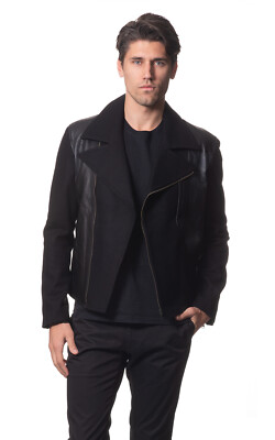 grey wool mens jacket