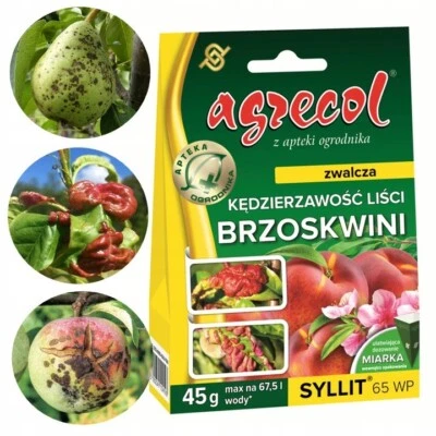 AGRECOL SYLLIT 65 WP 5-45g For Peach leaf curl Apple and Pear scab and leaf spot