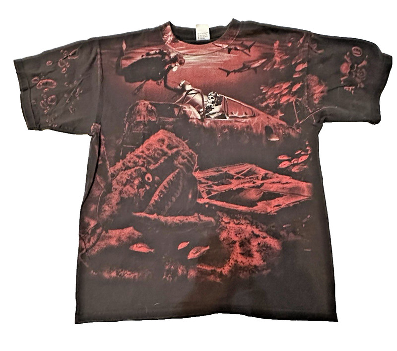 tee shirt lot of 10 scuba diving tshirt t-shirt Amphibious outfitters