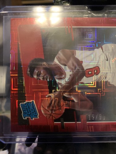 2020-21 NBA Donruss Choice Red Mojo Patrick Williams Rated Rookie Auto 19/99 - Bild 3 von 5