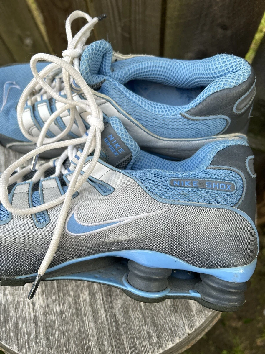 Nike Shox 2007 Shoes Gray Blue Size 12 313604 041