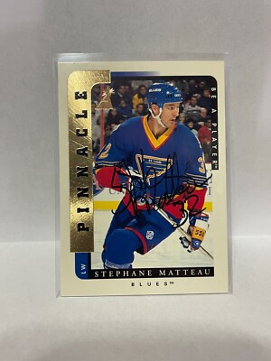 1996-97 Be A Player Autographs #169 Stephane Matteau