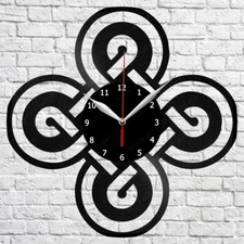 Abstract Vinyl Record Wall Clock Home Fan Art Decor 12'' 30 cm 6930