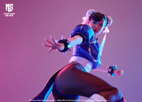 Figura de acción Star Man MS008 Chun-Li limitada de moda coleccionables 1/6 nueva - Imagen 10 de 15