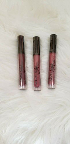 3 Pack NYX Slip Tease Full Color Lip Oil (1)Fire Dancer 009 & (2)Low Key 008