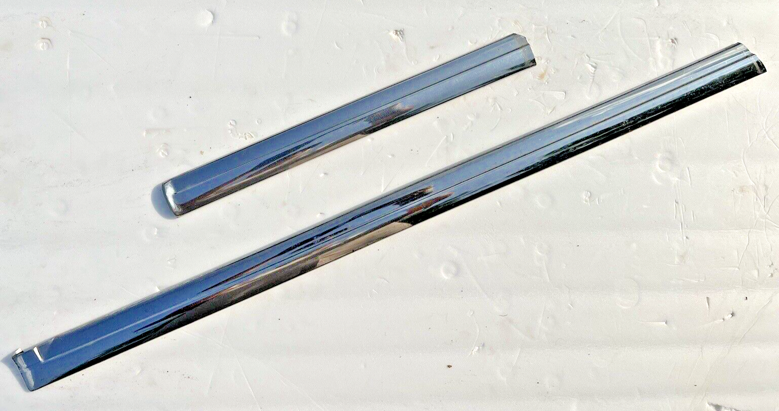 1958 CHEVROLET EXTERIOR WINDOW TRIM MOLDINGS LH FR LEFT HAND FRONT 4 DOOR 58