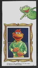 1980 Portugese The Muppets SCOOTER/ROWLF THE DOG Stickers