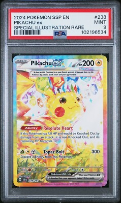 ポケモンカード　ピカチュウex 英語版　238/191 . Pokémon Pikachu ex Special Illustration Rare #238/191