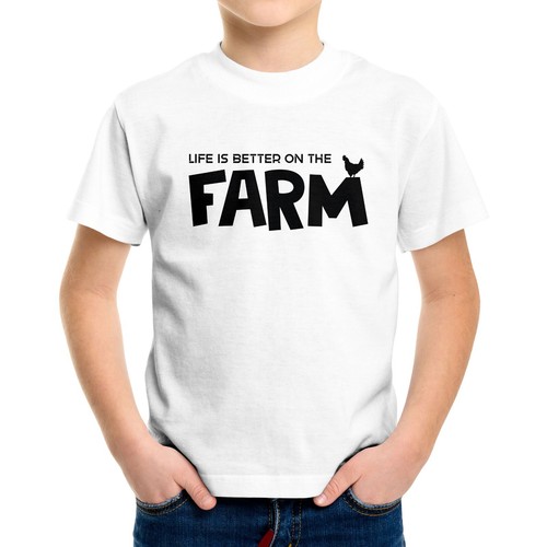 Farm funny Toddler Kids Youth T-shirt Life is better on the Farm Farmers gift - Picture 4 of 16