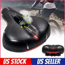 Saddle Seat Gel Cushion Sporty Soft Comfort Pad Extra Wide Big Bum Bike Bicycle