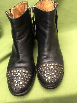 BUFFALO ANKLE BOOTS STIEFELETTEN BIKER NIETEN