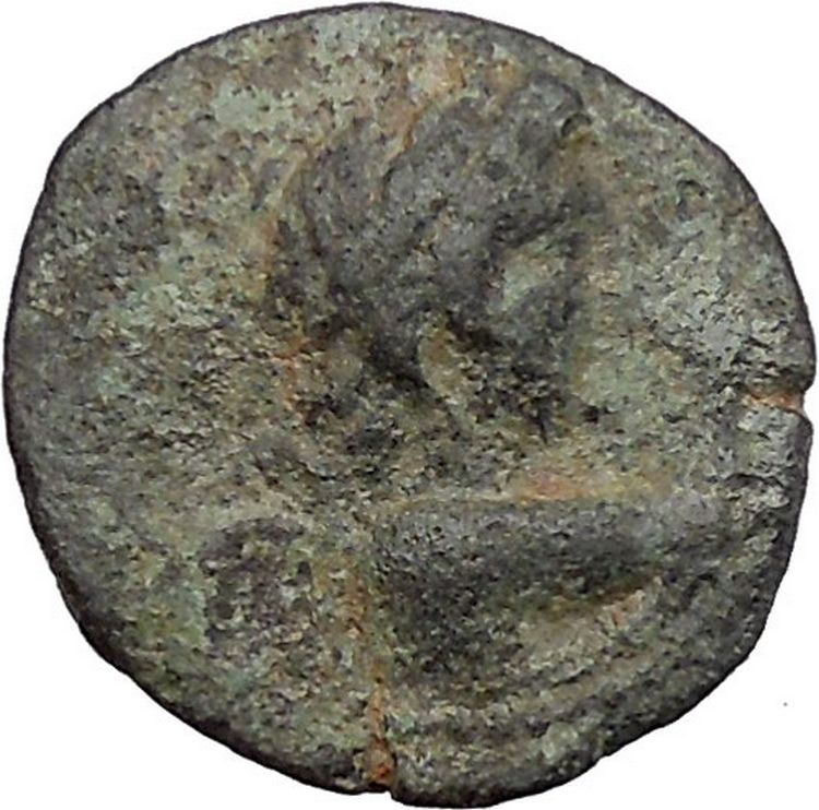 ANTIOCHOS VII Euergetes 138BC Eros Cupid Isis Ancient Greek Seleucid Coin  i45557