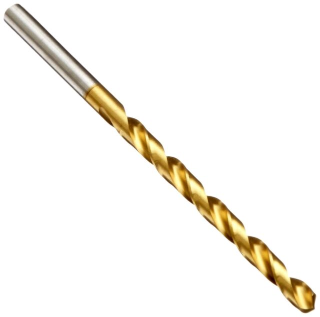 Precision Twist E Jobber Length Drill HSS TiN Coated Tip 2 3//4/" Flute 4/" L