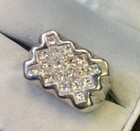 Mafia- Mob-True Crime Gangster-Mickey Cohen-18K 20 Grams-2.12 Carat Diamond Ring