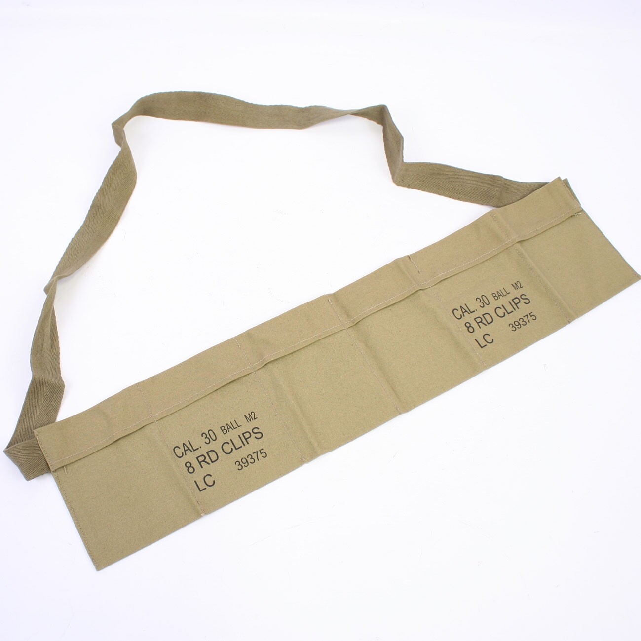 Replica WW2 US M1 Garand and Carbine Bandolier. Cotton AG108 | eBay