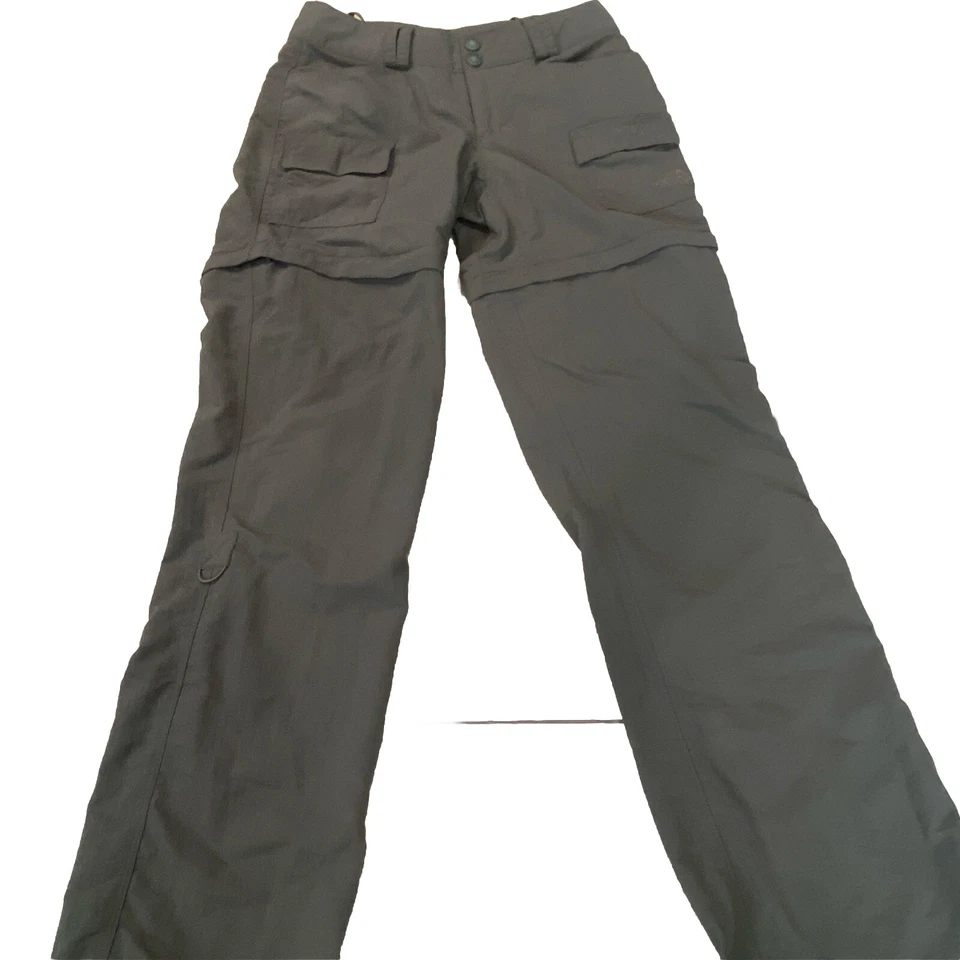 Pantalones Cortos Convertibles The North Face con Cremallera Talla 2 Reg Paramount Valley Gris Foto 2 de 4