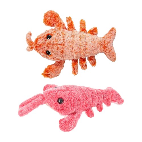 USB Charging Floppy Lobster Dog Toys Throbbing Pet Interactive Toys Dogs Cats DX - Picture 3 of 13