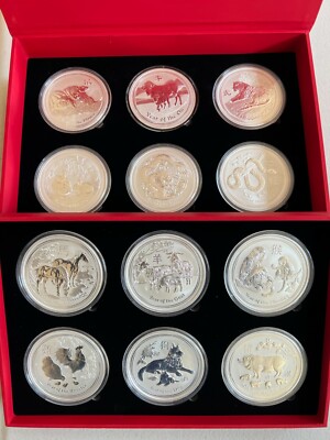 Australian LUNAR 銀貨　酉年 2017 2017 Year of the Rooster 1/2oz Silver Proof Coin