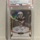2024 Topps Now Drake Maye Rookie Campaign Autograph Black #14-A 10/10 PSA 9