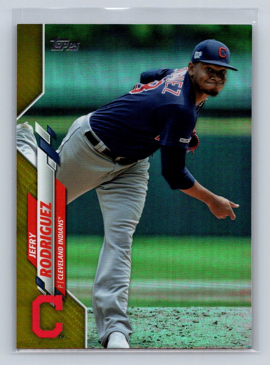 2020 Topps Update Gold Foil #U-239 Jefry Rodriguez   Cleveland Indians B57