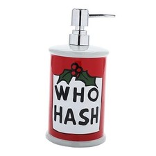 Grinch Who Hash Sculpted Soap Pump Dispenser