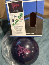 NEW IN BOX Storm Hy-Road Black Overseas X-Blem 14lb Bowling Ball. RARE