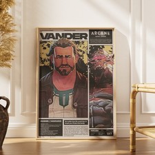 Vander Arcane Poster - League of Legends Wall Art - Gamer Room Decor Print