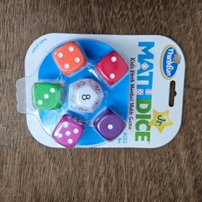 ThinkFun Math Dice Jr Kids First Mental Math Game Ages 6 New 1515 Toy of Year