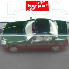 Mercedes-benz Slk R170 1996 Herpa 187 Ho Plastic Dark Green 22149 Option Case