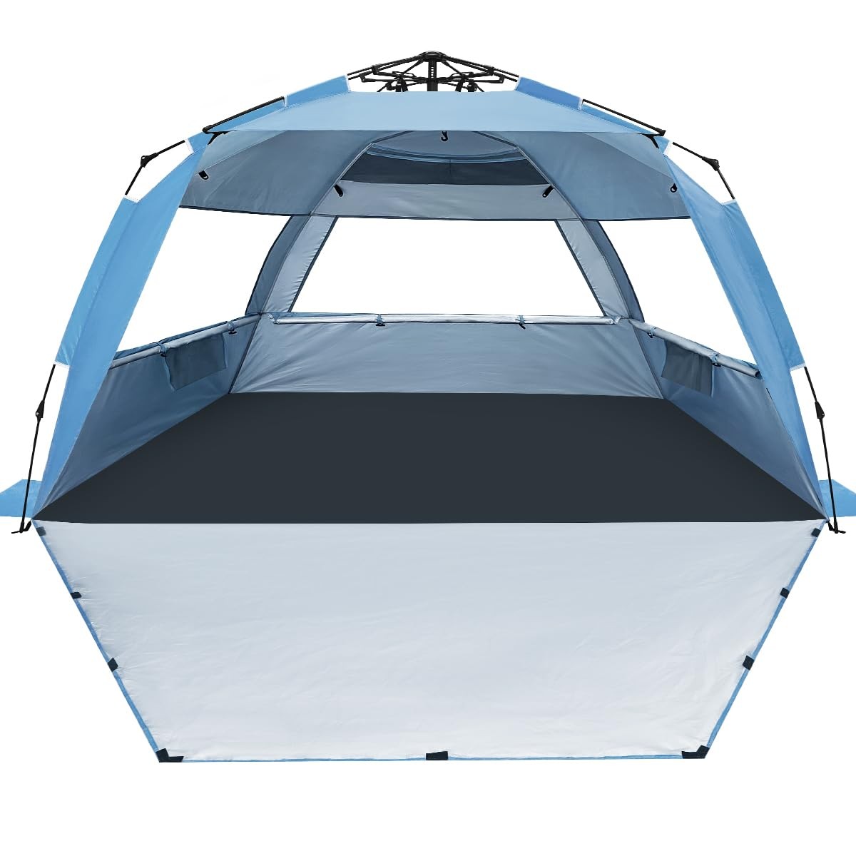 Deluxe XL Pop Up Beach Tent Sun Shade Shelter for 3-4 Person, UV Protection, ...