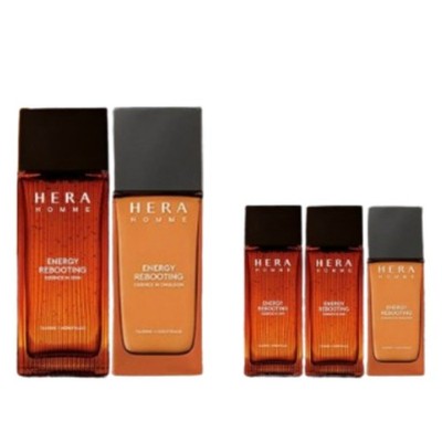 HERA HOMME REBOOTING ESSENCE IN 2pcs For MEN Skincare Set Korea Beauty