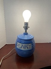 Vintage Disney Winnie the Pooh Hunny Pot Lamp Storybook Character Tested Works