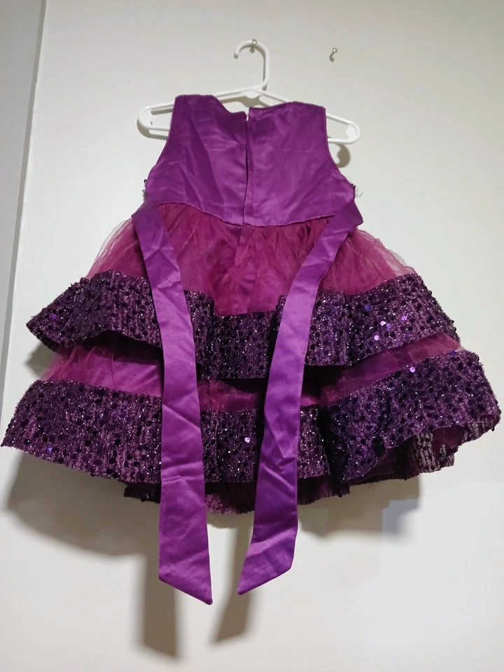 Vestido formal de fiesta de cumpleaños para niña pequeña talla 18-24 meses Foto 4 de 4