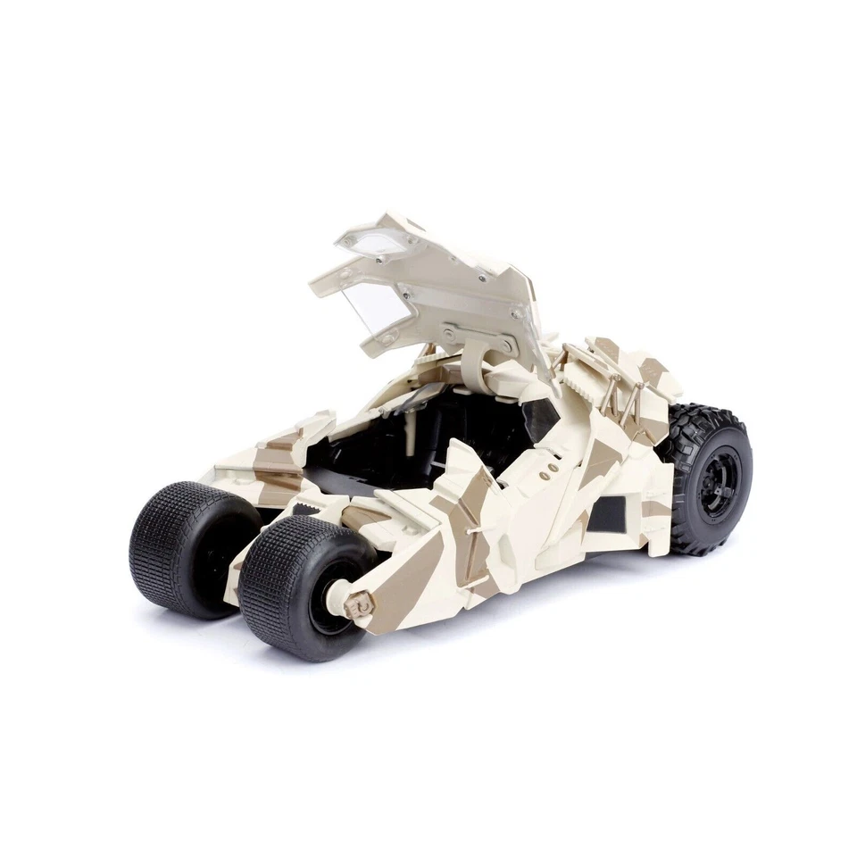 Batman, Batmobile Tumbler Camouflage + Personaggio Batman - Jada Toys, + 8 Anni - Immagine 4 di 4